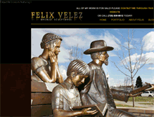 Tablet Screenshot of felixvelezsculpture.com
